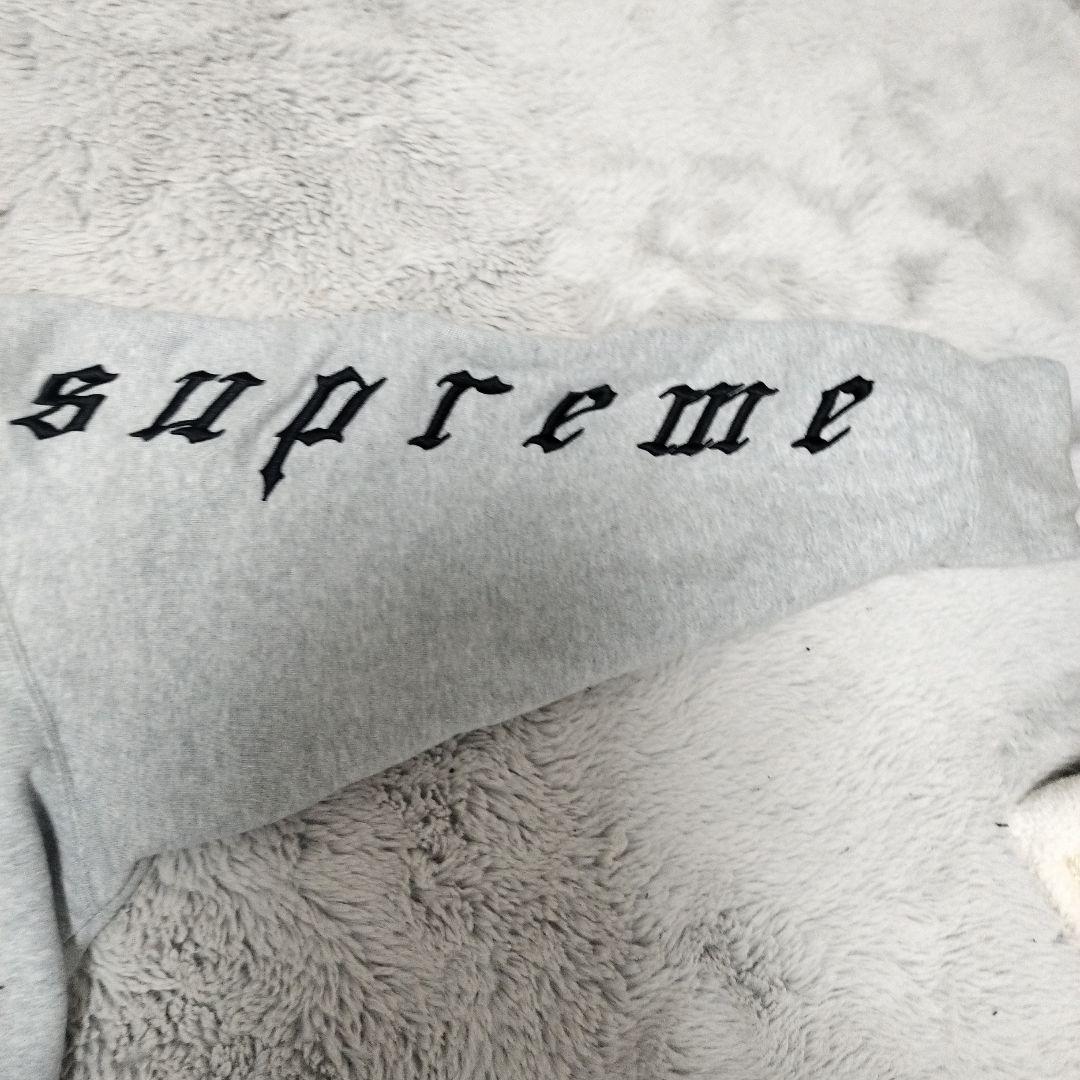 ナッパ SUPREME グレー パーカー