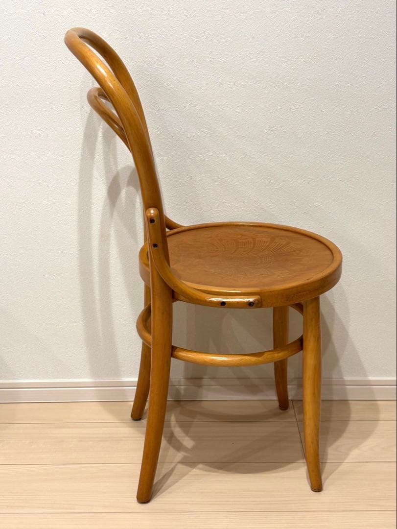 秋田木工 ダイニングチェア 軽量 曲木 ブナ 2脚セット