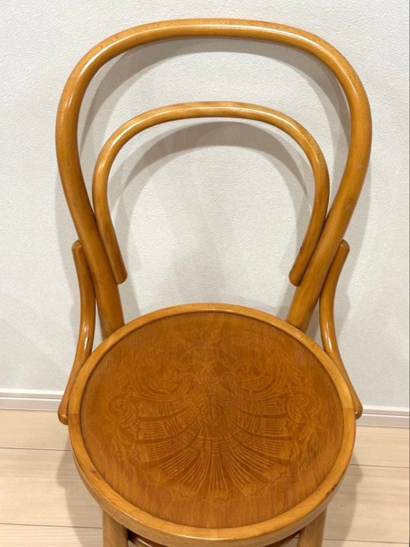 秋田木工 ダイニングチェア 軽量 曲木 ブナ 2脚セット