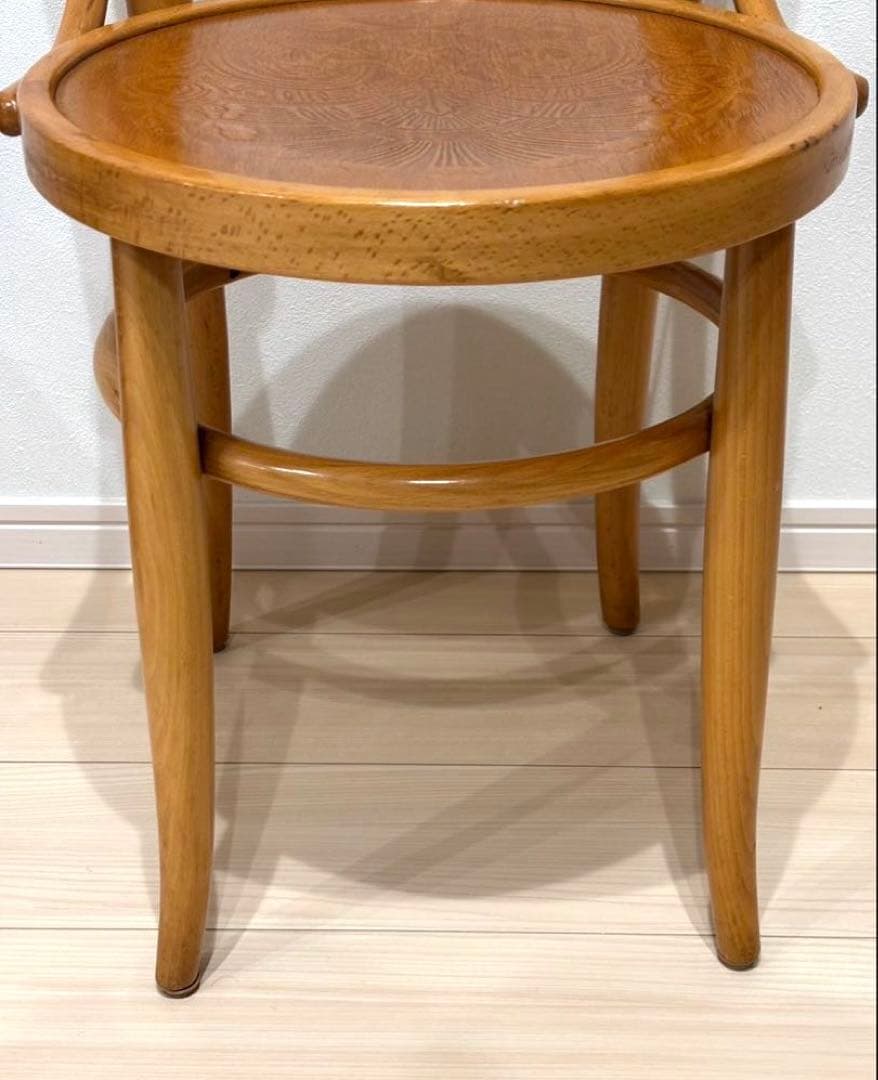 秋田木工 ダイニングチェア 軽量 曲木 ブナ 2脚セット