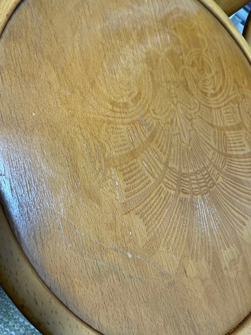 秋田木工 ダイニングチェア 軽量 曲木 ブナ 2脚セット