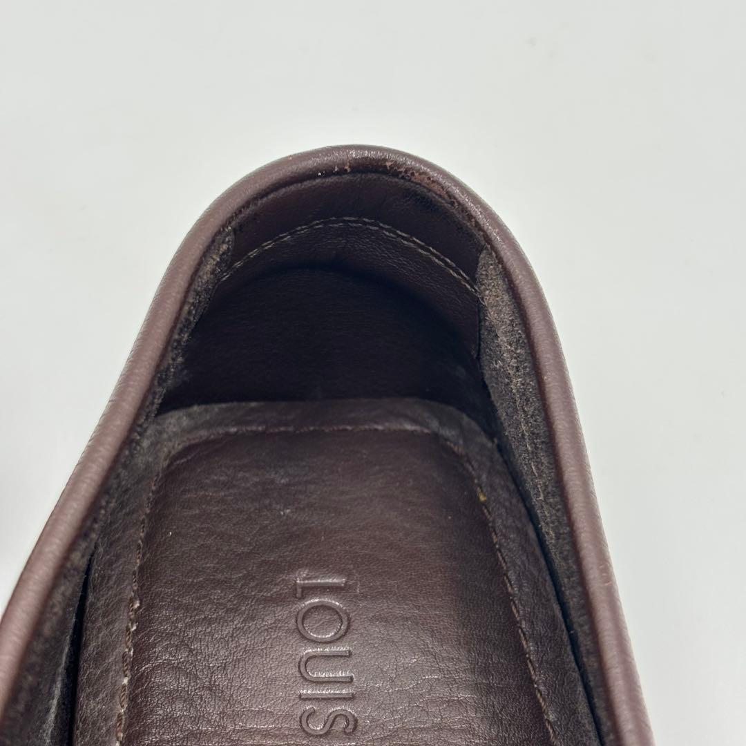 ルイヴィトン レザー ドライビングシューズ　5.5 約23.5㎝ ブラウン