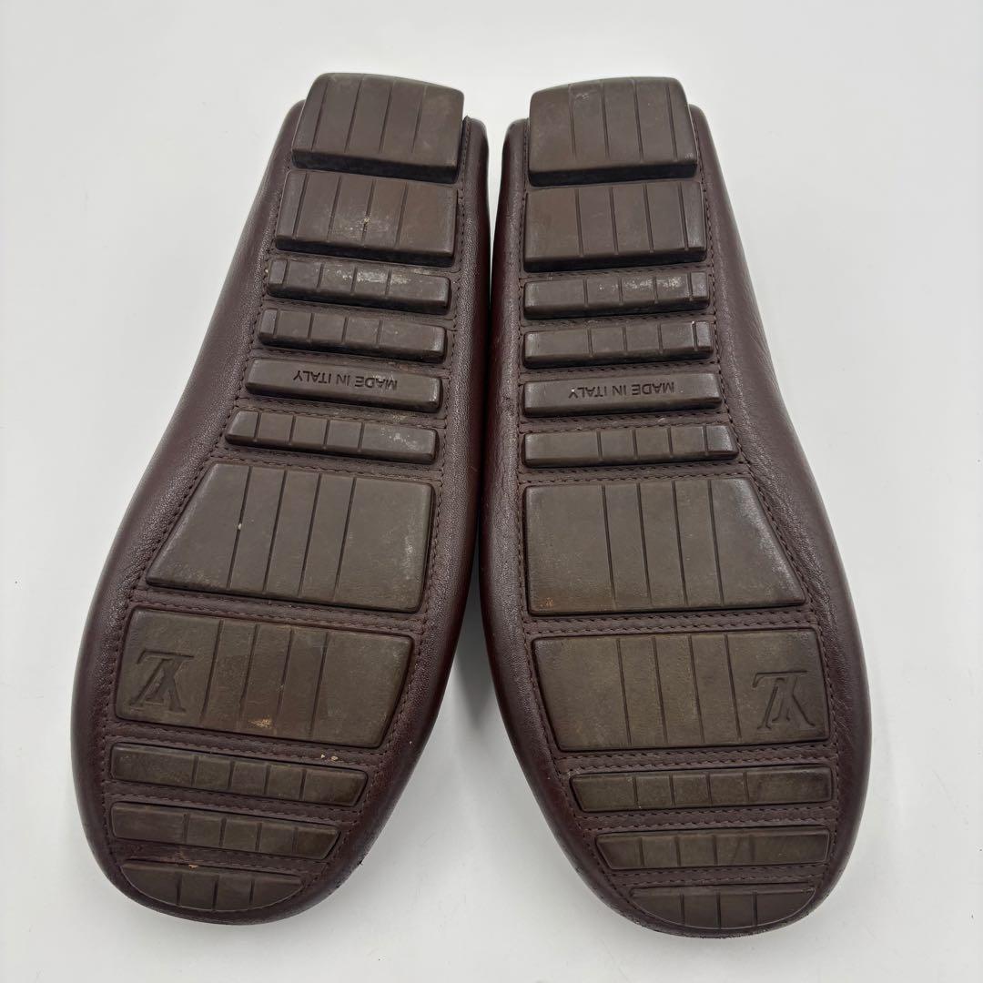 ルイヴィトン レザー ドライビングシューズ　5.5 約23.5㎝ ブラウン