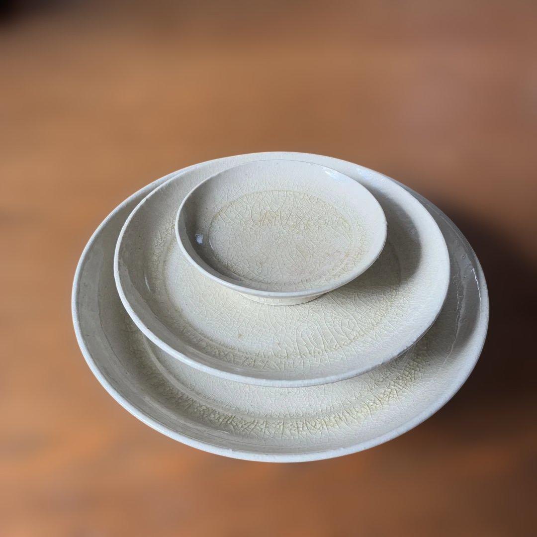 田中大喜さんの台皿大中小3点　新品未使用　本日お値下げ