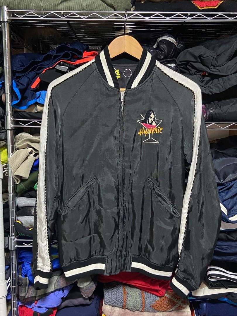 00s y2k ヒステリックグラマー スカジャン リバーシブル