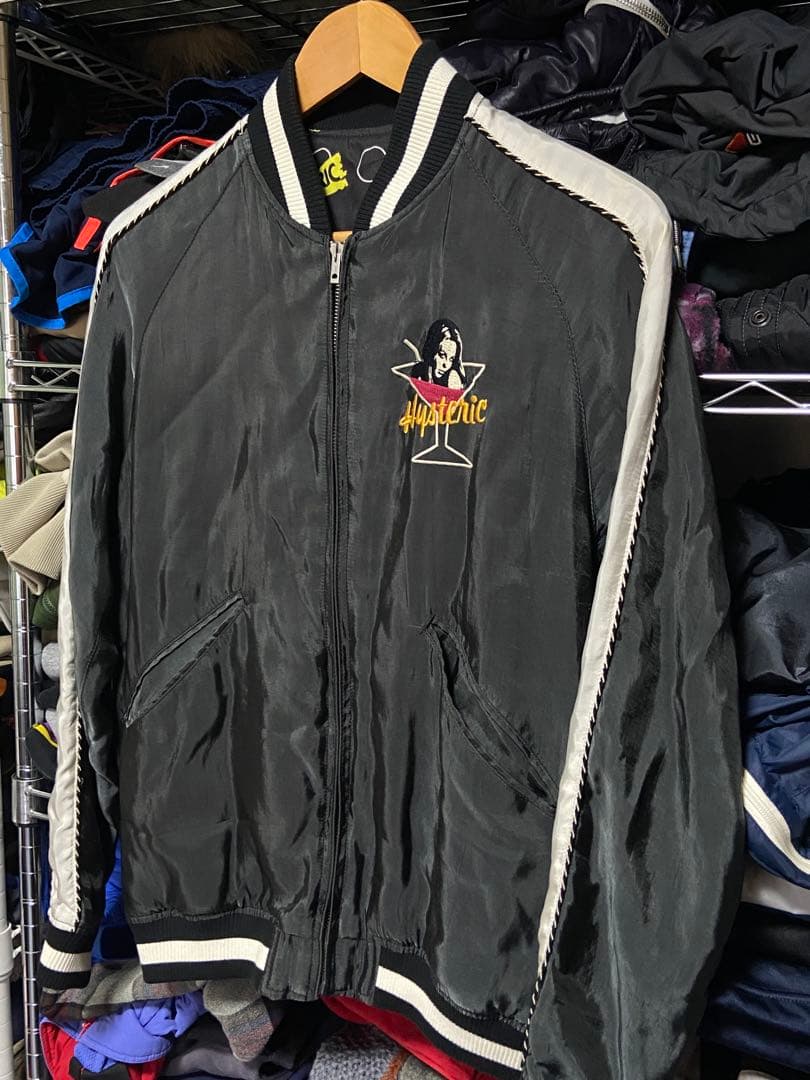00s y2k ヒステリックグラマー スカジャン リバーシブル