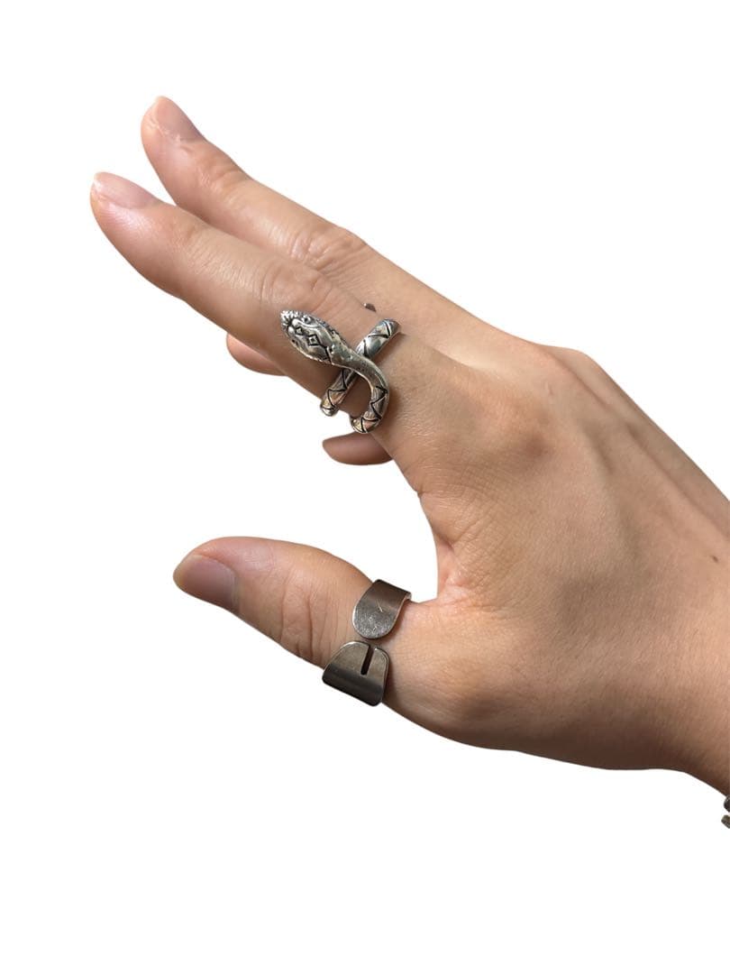 40s~70s MEXICO TAXCO スネーク ヴィンテージ シルバーリング