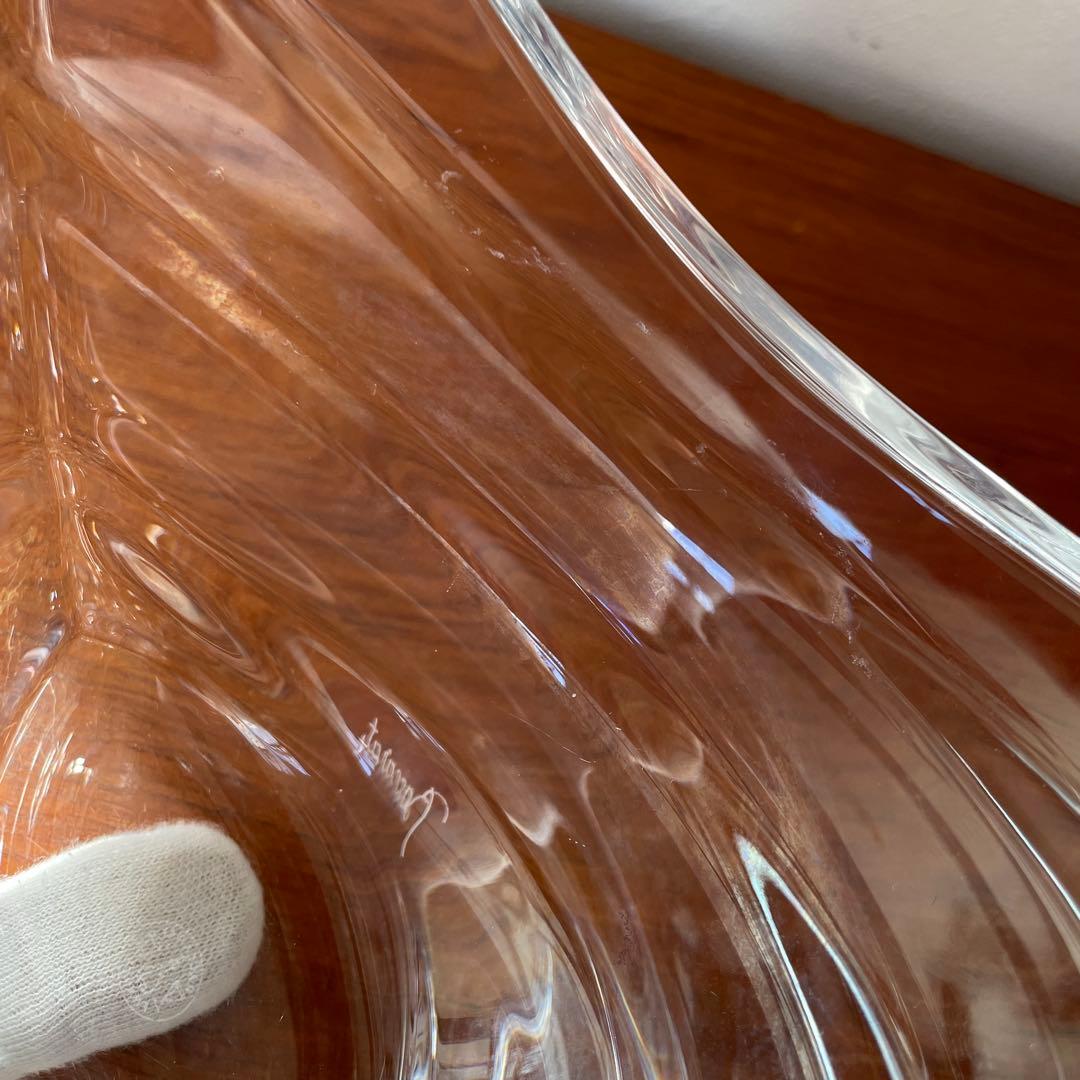 BACCARAT ウェーブボウル　バカラ　花瓶　花器　フラワーベース