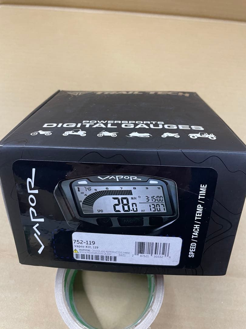 トレイルテック　Vapor デジタルメーター 752-119 ラプターステップ