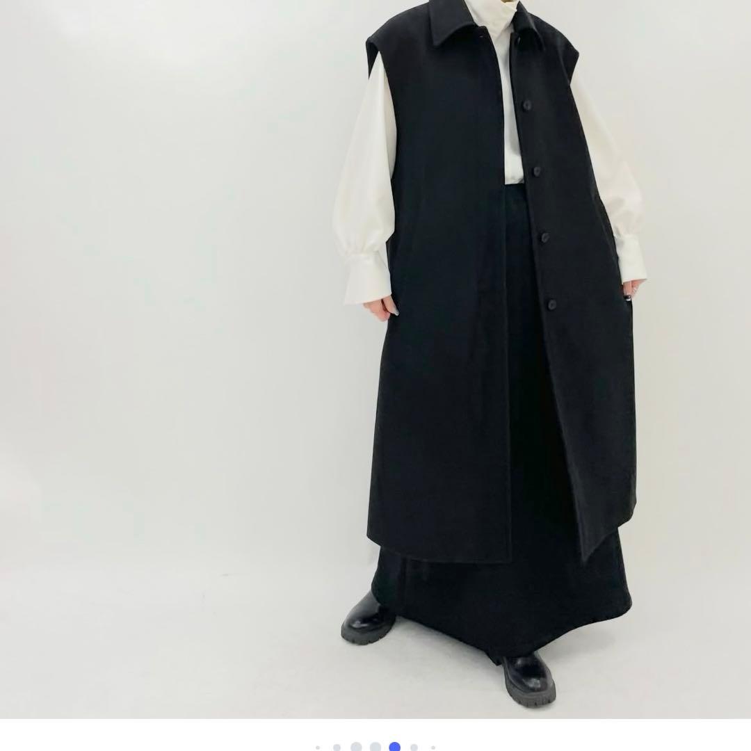 【カフネ】　【28,600円】ジャージロングベスト