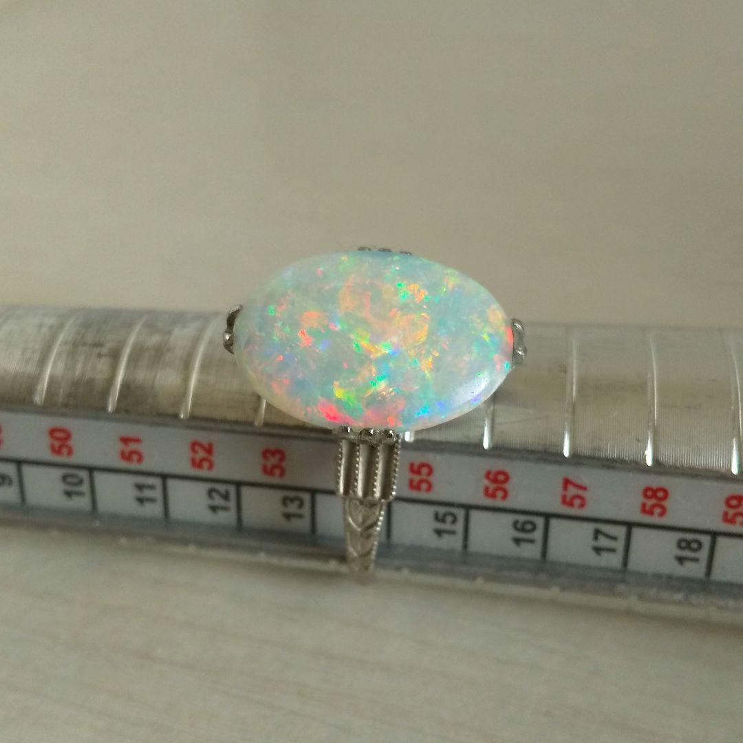 特大☆ホワイトオパール☆約14号