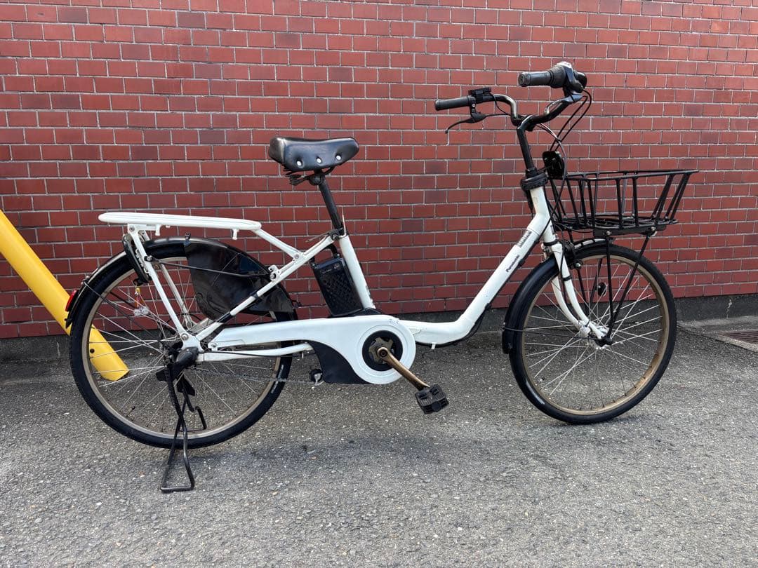 Panasonic 電動アシスト自転車 ホワイト　8ah