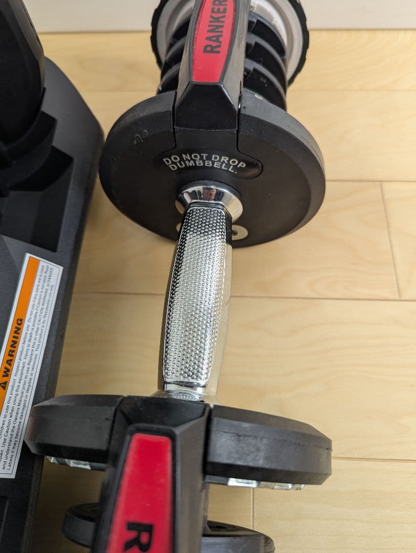 美品　RANKER 40kg 可変式ダンベル