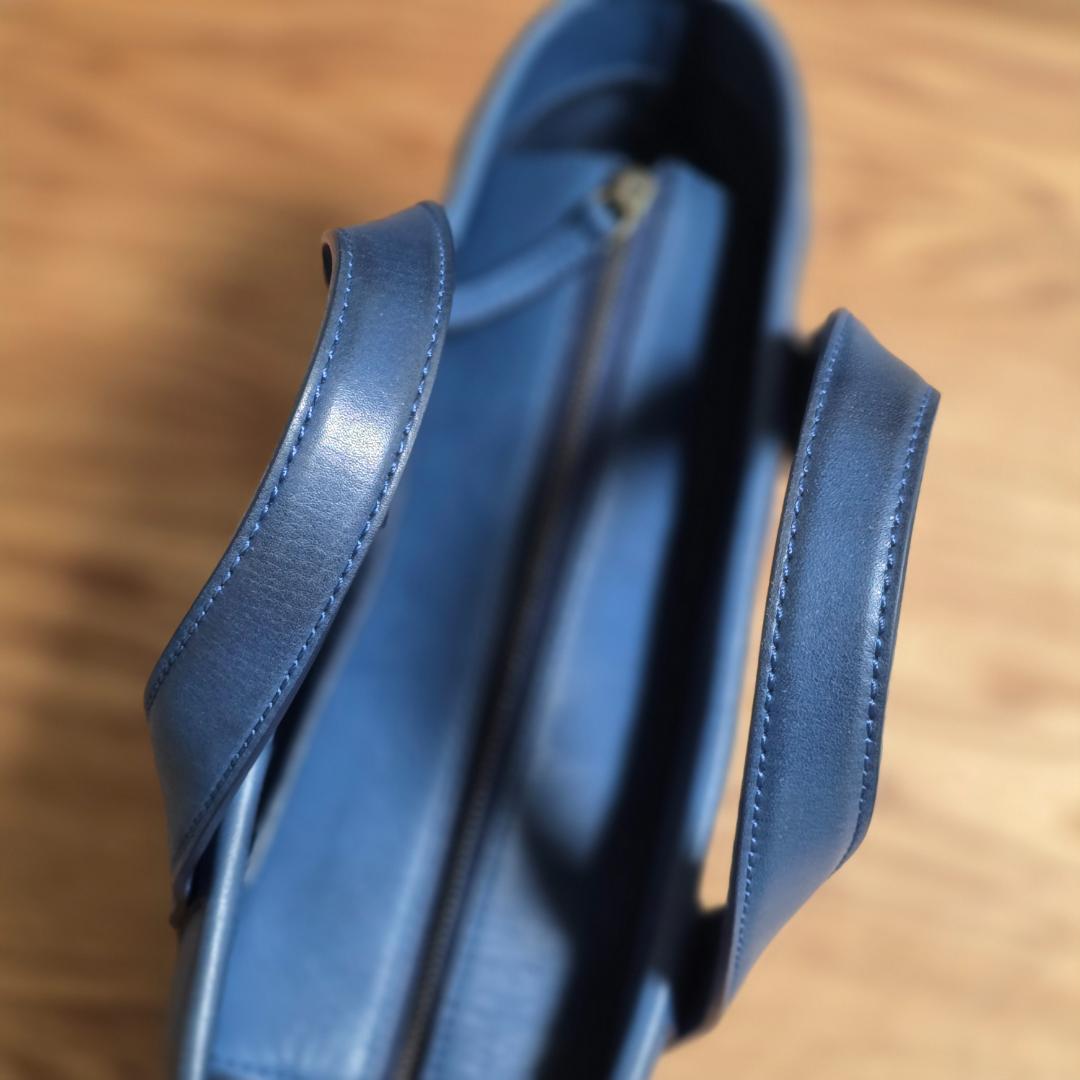 【限定色 ブルー】 土屋鞄 ビークル ハンディストックトート