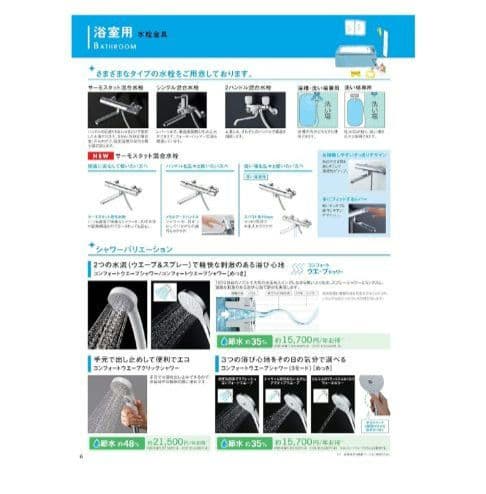 TOTO 壁付サーモスタット混合栓 寒冷地向け TBY01403Z シルバー