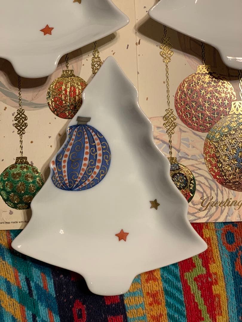 畑萬陶苑 ツリー型 手毬 ミラーボール 窯焼 誕生日 撮影会 記念日 クリスマス