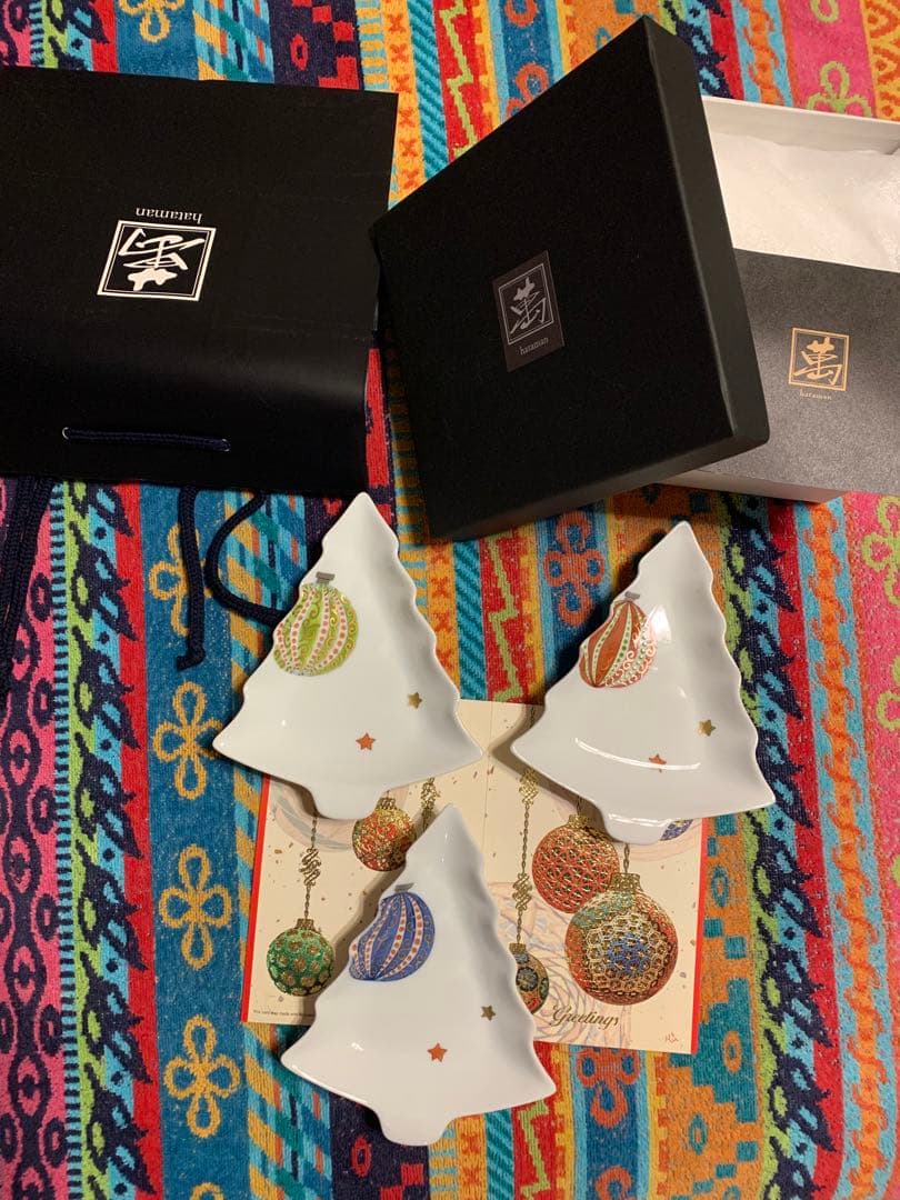 畑萬陶苑 ツリー型 手毬 ミラーボール 窯焼 誕生日 撮影会 記念日 クリスマス