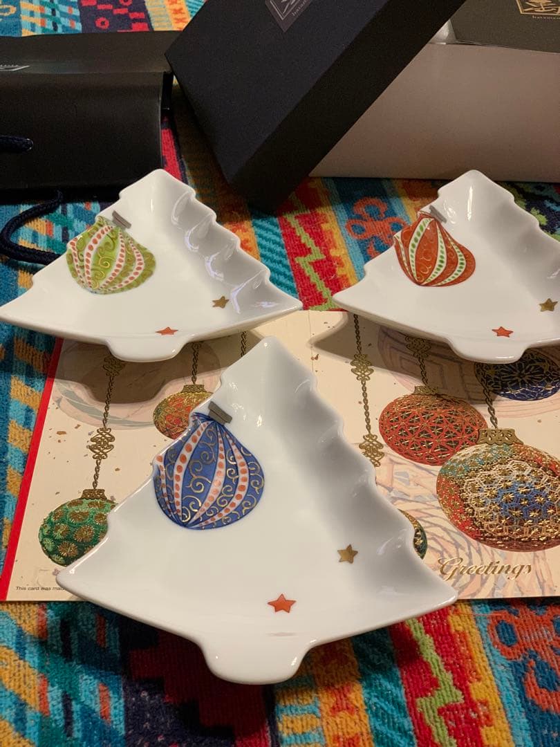 畑萬陶苑 ツリー型 手毬 ミラーボール 窯焼 誕生日 撮影会 記念日 クリスマス