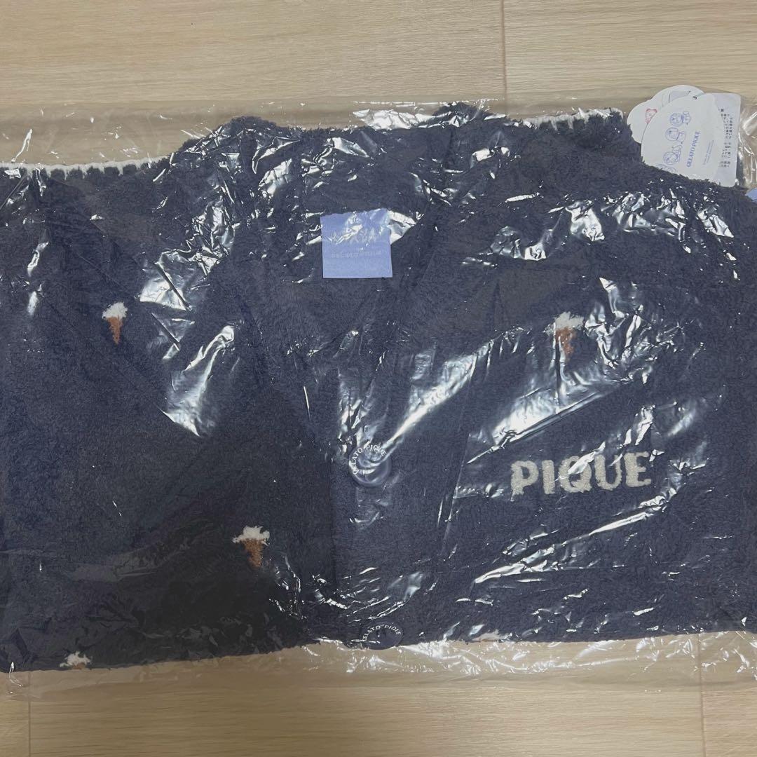 ジェラピケ　【ドラえもん】【メンズ】ベビモコジャガードカーディガン　Mサイズ