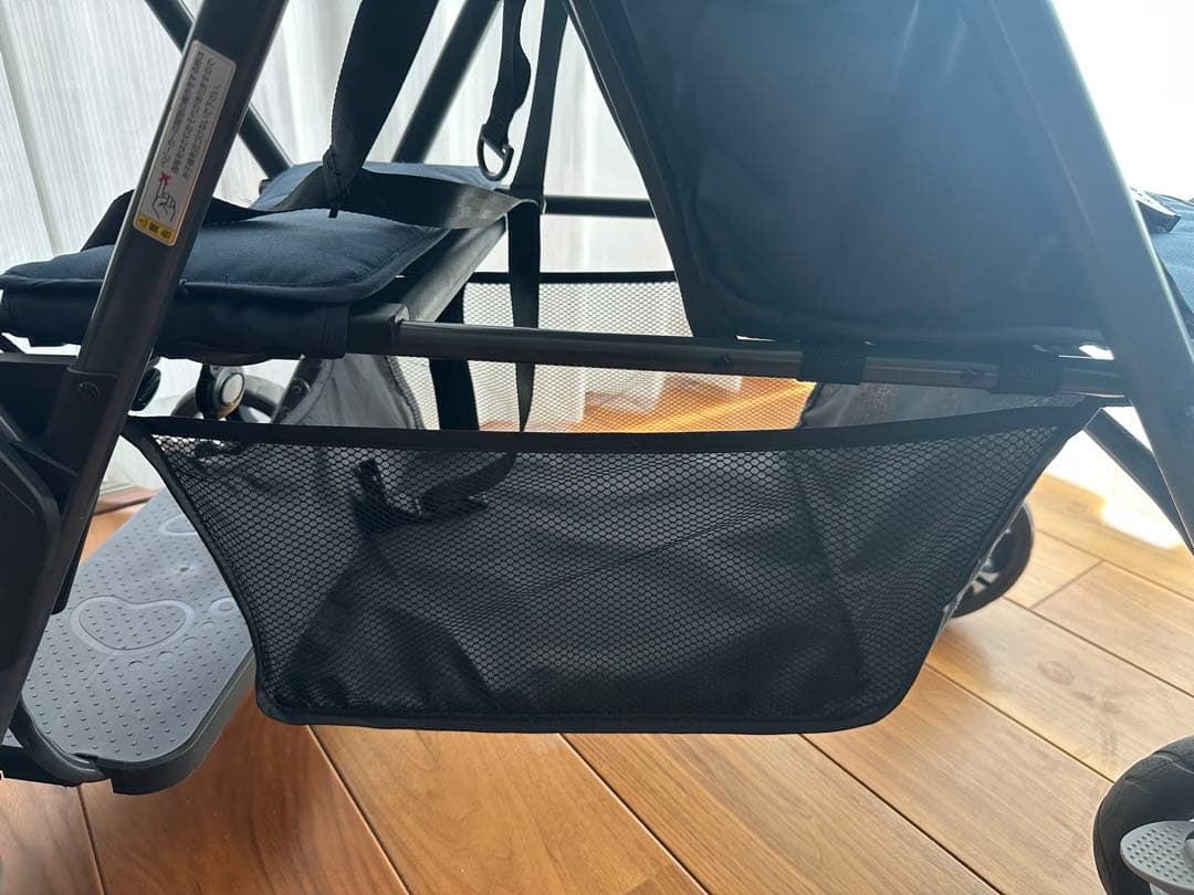 KATOJI 二人でゴー ネイビー 二人乗りベビーカー