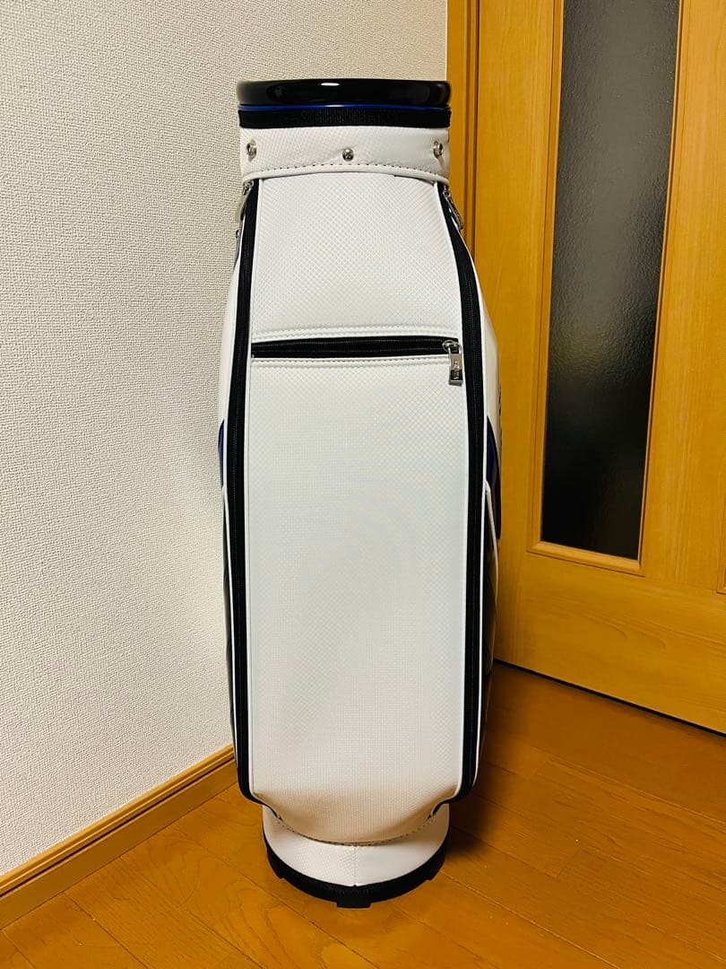 【新品未使用】HONMA(本間ゴルフ)キャディバッグ ホワイト ブルー 9インチ
