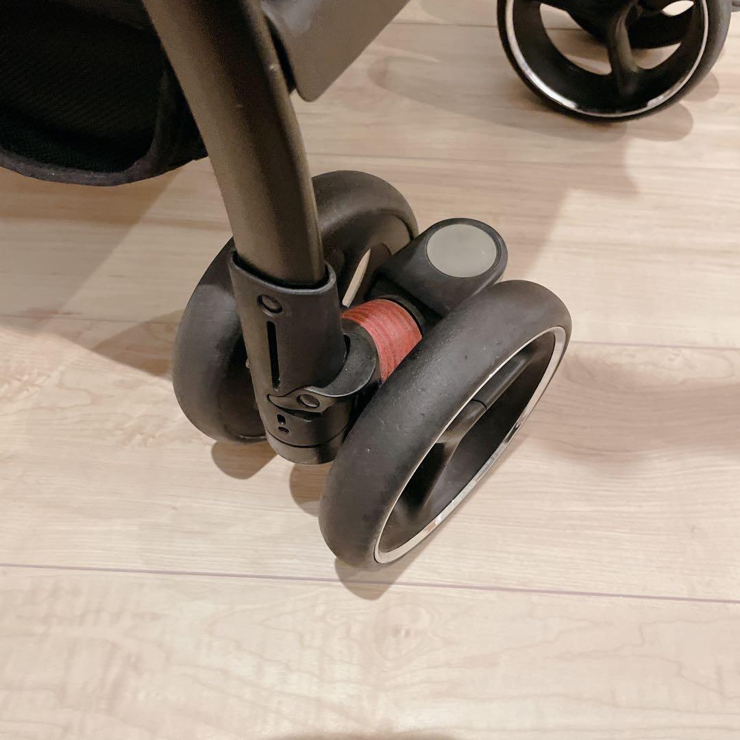 アップリカ オプティア 92784 両対面式 A型ベビーカー ブラウン 花柄