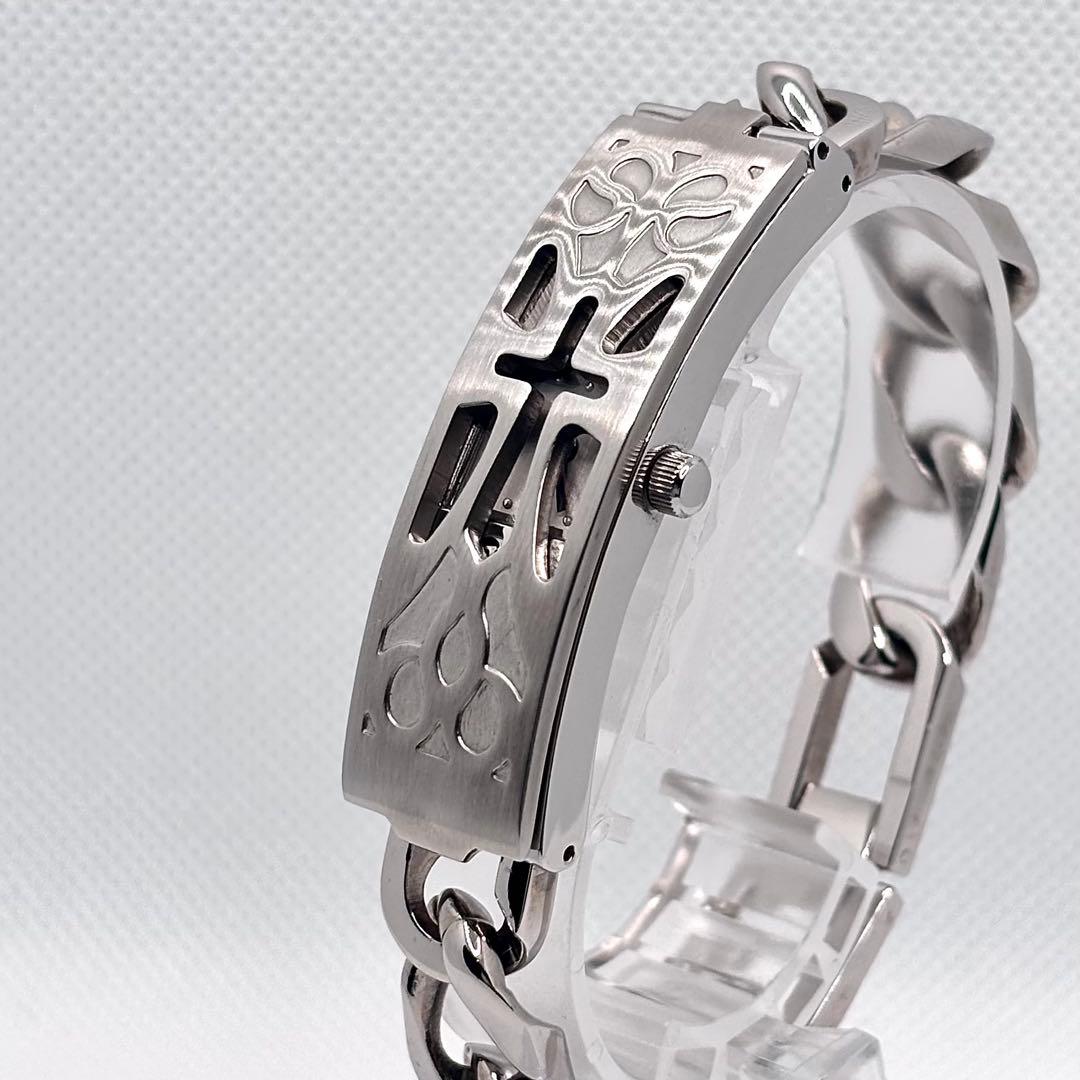 箱付き ジャンポールゴルチェ バングルウォッチ レディース 稼働品 新品電池