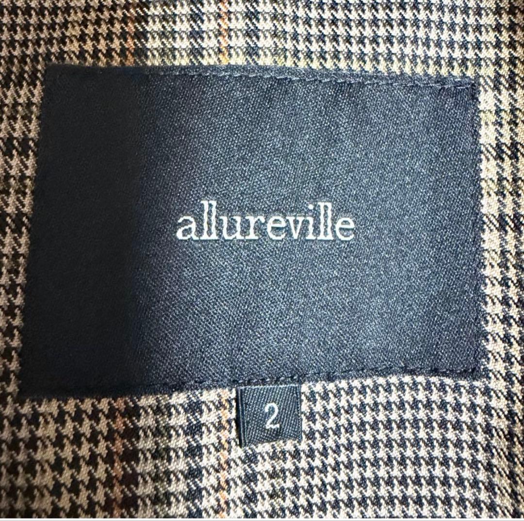 【未使用】完売品✨️アルアバイル ライナー付き チェック フード コート 3way