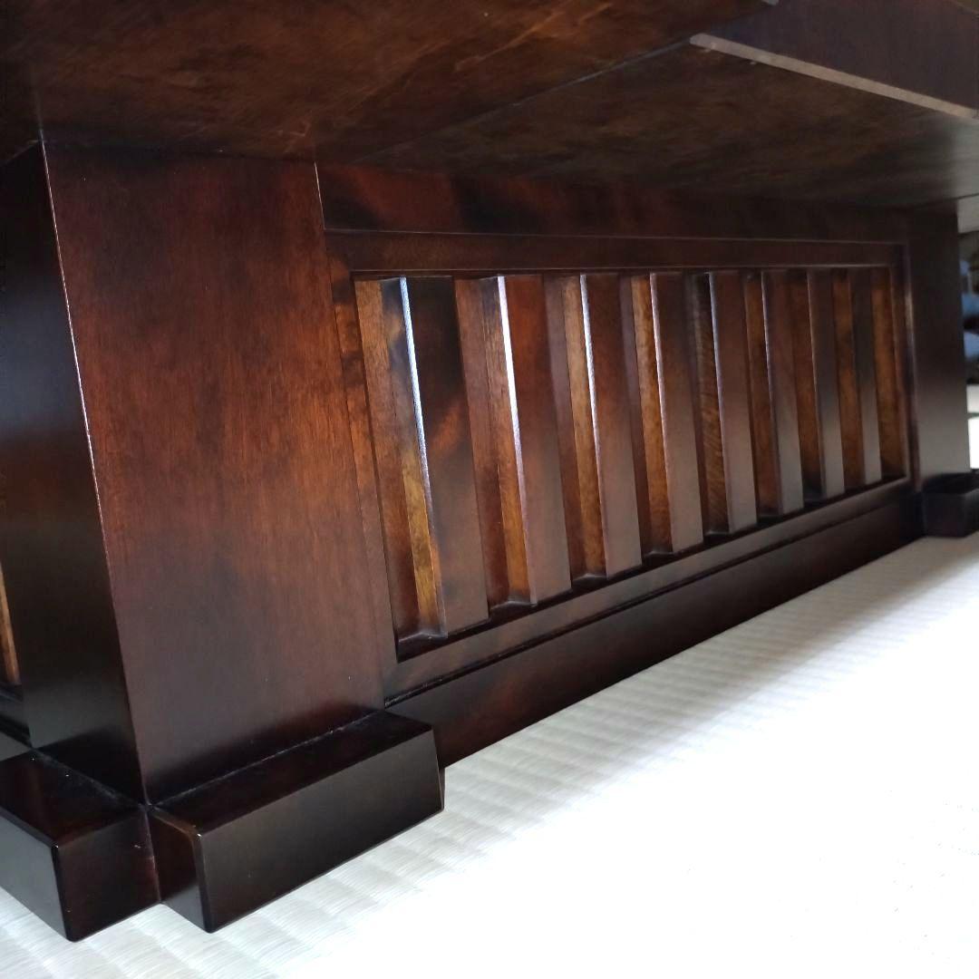 囲炉裏テーブル　囲炉裏付き座卓　民芸調　アンティーク　古民家　旅館　天然木