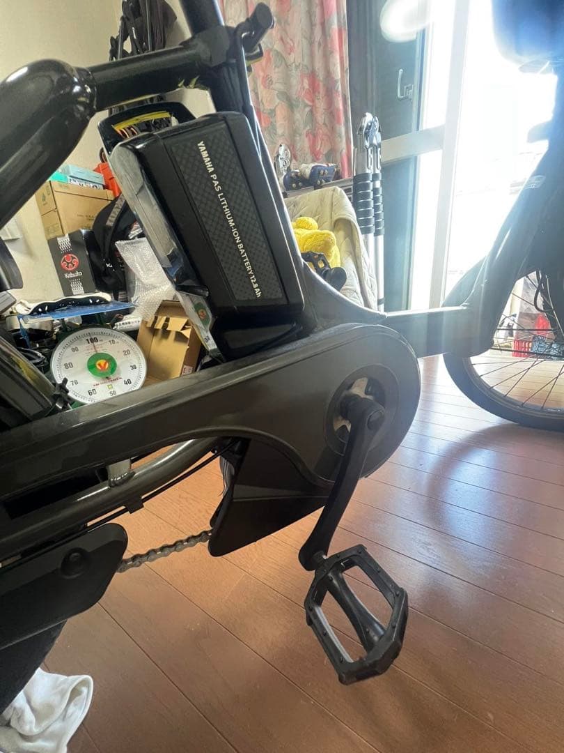 電動アシスト自転車 チャイルドシート付き グレー