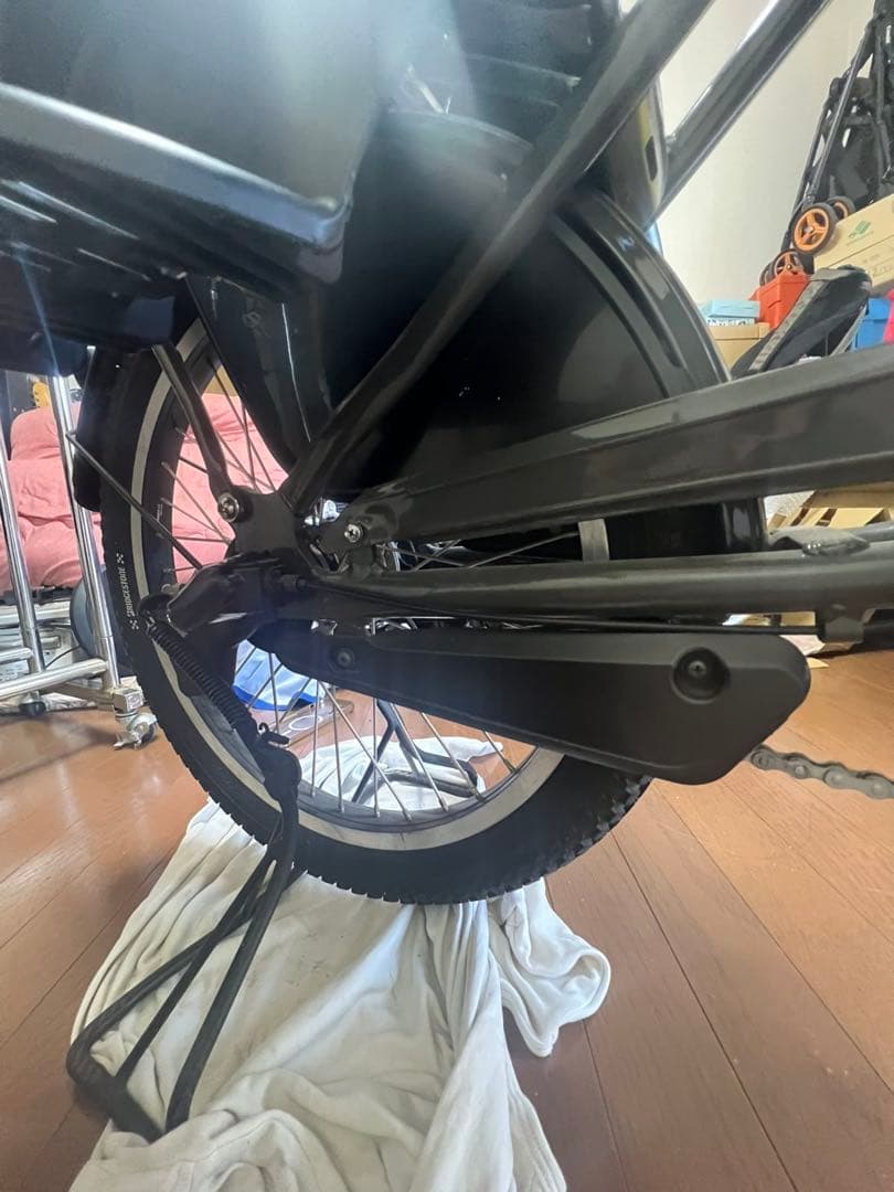 電動アシスト自転車 チャイルドシート付き グレー