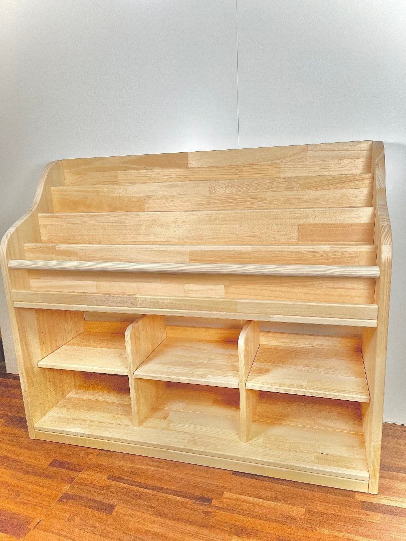 絵本棚　可動棚3枚タイプ　60日発送