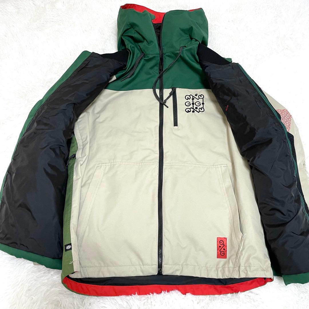 686 スノーボードウェア 上下セット  vest フルセット