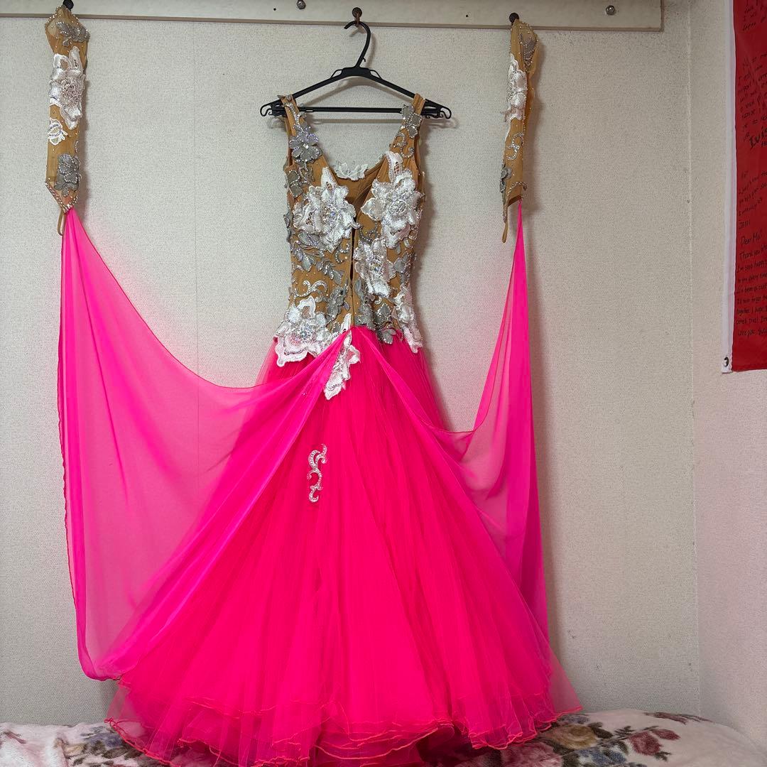 社交ダンス　スタンダードドレス　チャコット凛舞　英国製　　クリスアンクローバー