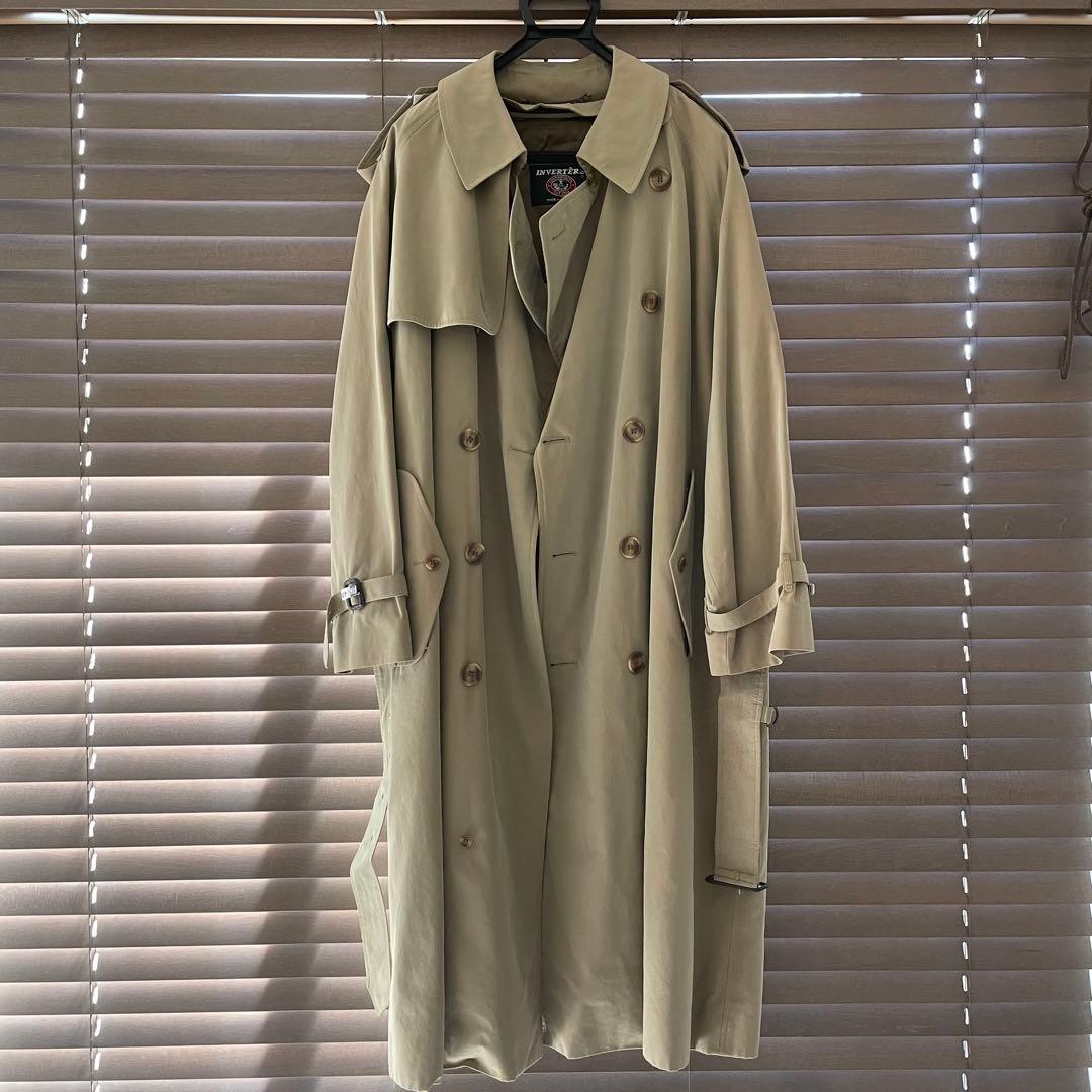 【美品】INVERTERE ロングトレンチコート（インナー取り外し可能）