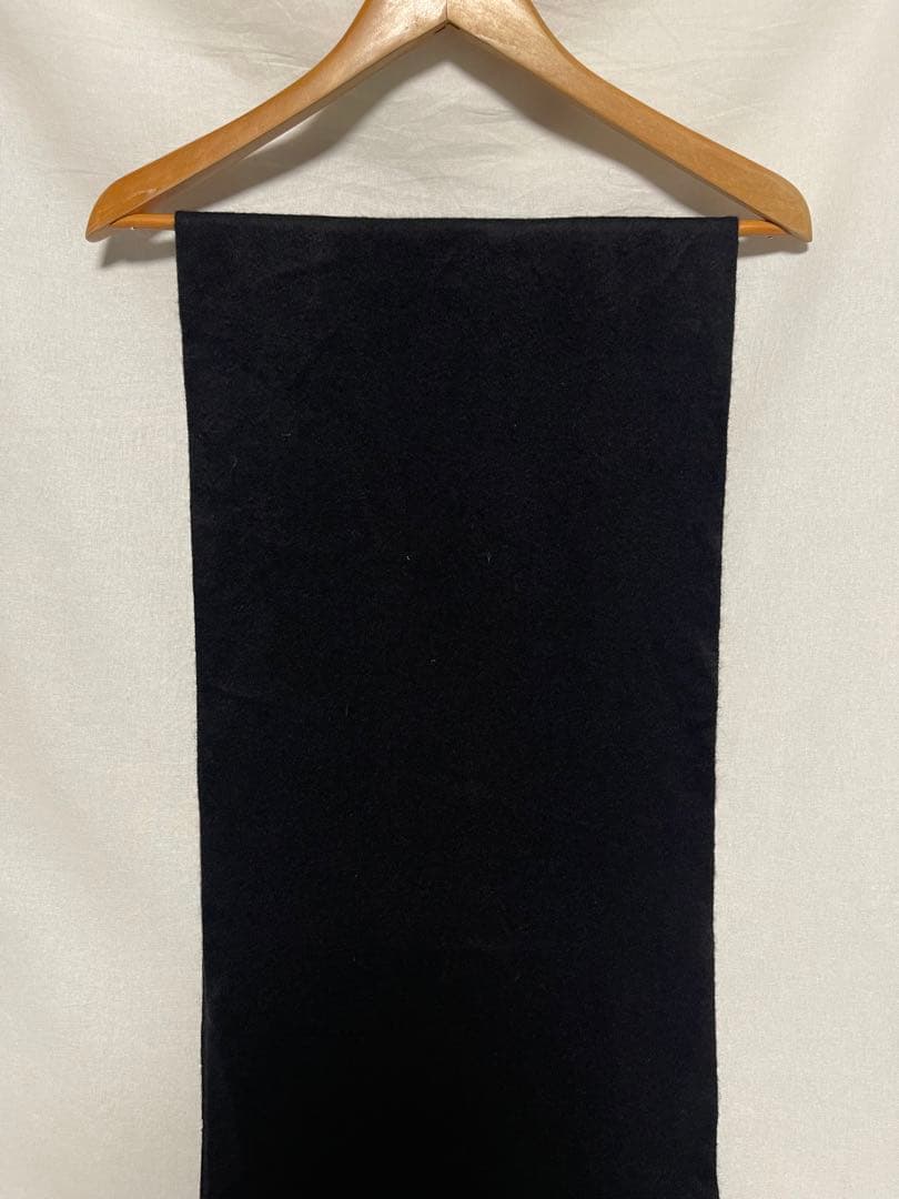 ★BURBERRY LONDON★カシミア100%★マフラー★英国製★ブラック★