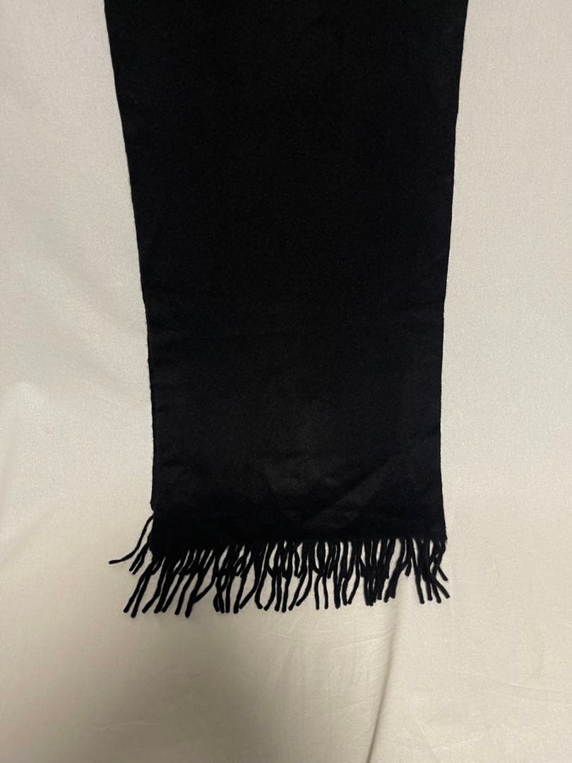 ★BURBERRY LONDON★カシミア100%★マフラー★英国製★ブラック★