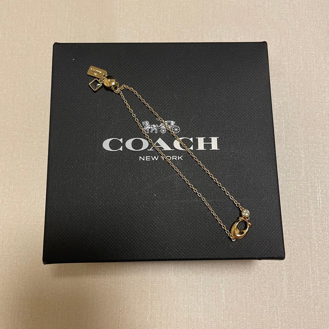 COACH ゴールド チェーンブレスレット 箱付き