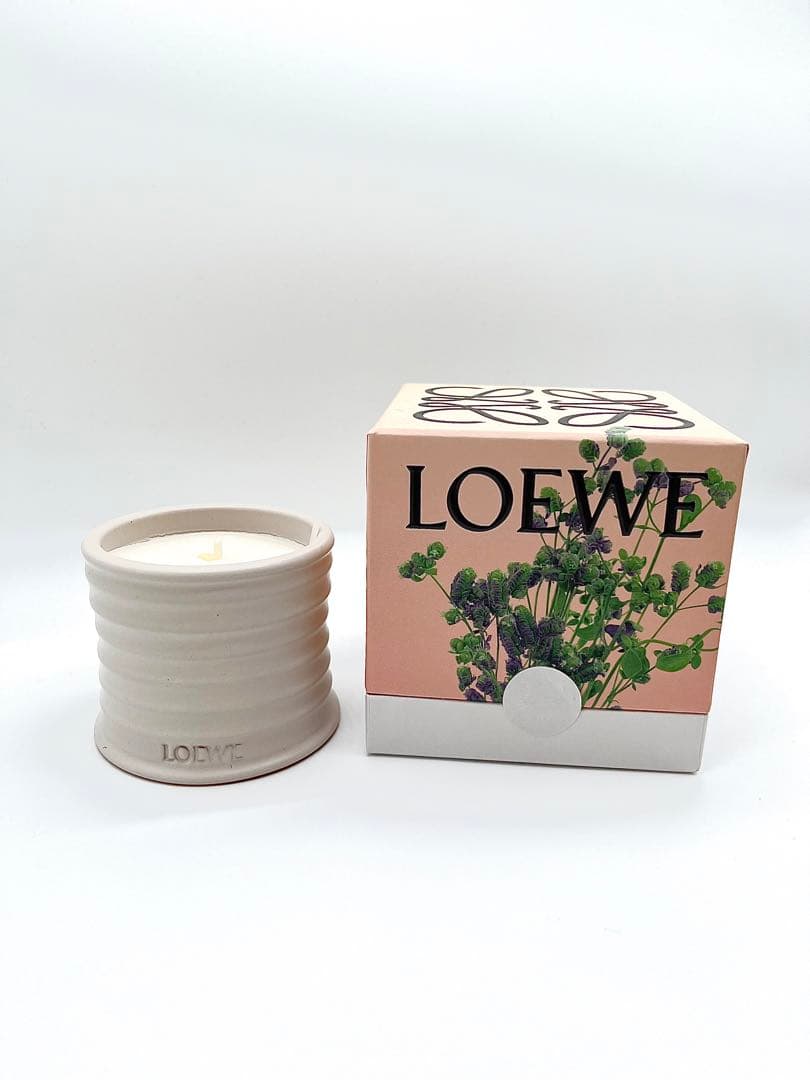 【大人気】LOEWE ロエベ オレガノ キャンドル アロマ　ホワイト