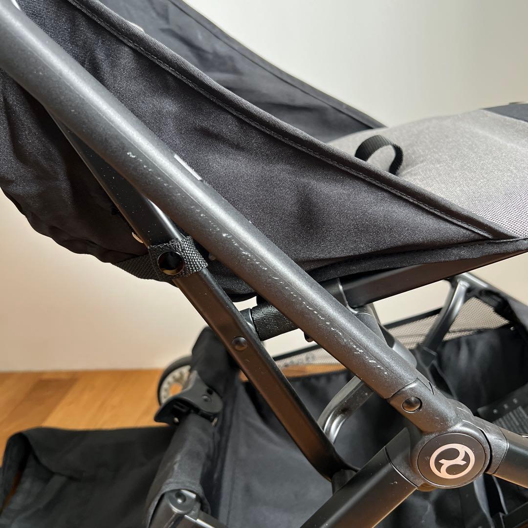 サイベックスベビーカー　リベル　グレー、ブラック、トラベルケース付き