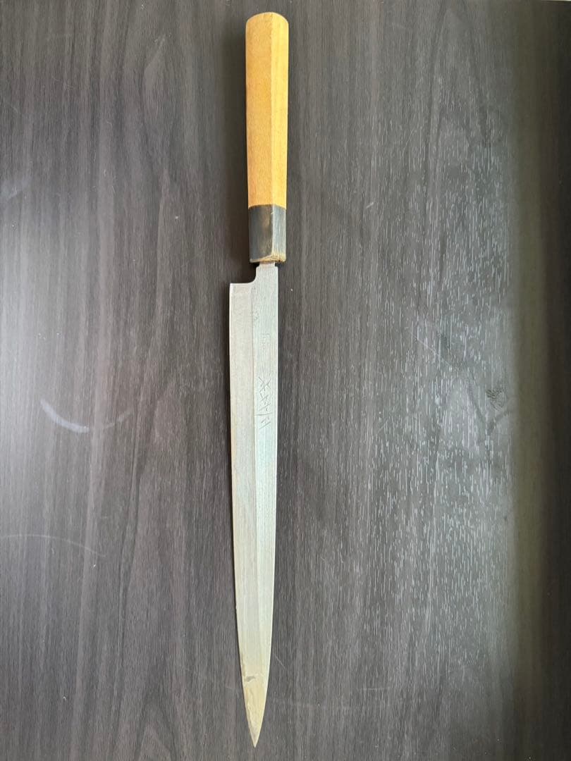 美品！正広作本焼 最上モデル 柳刃包丁330mm 1尺 定価20万円