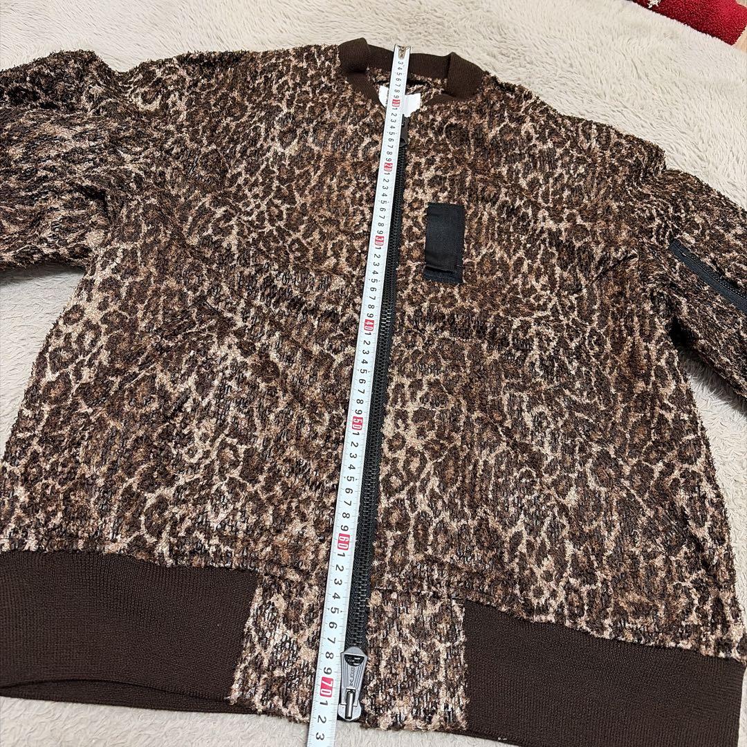 BRUNABOINNE レオパード ジャケット ブルーナボイン MA-1