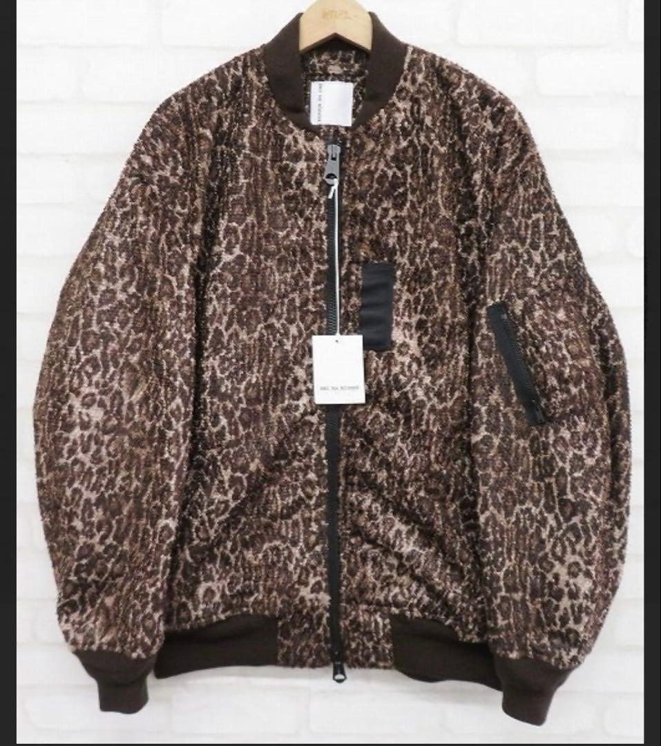 BRUNABOINNE レオパード ジャケット ブルーナボイン MA-1