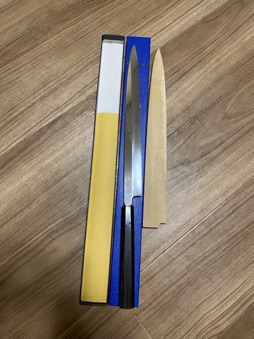 銀三本焼　フグ引き包丁　尺