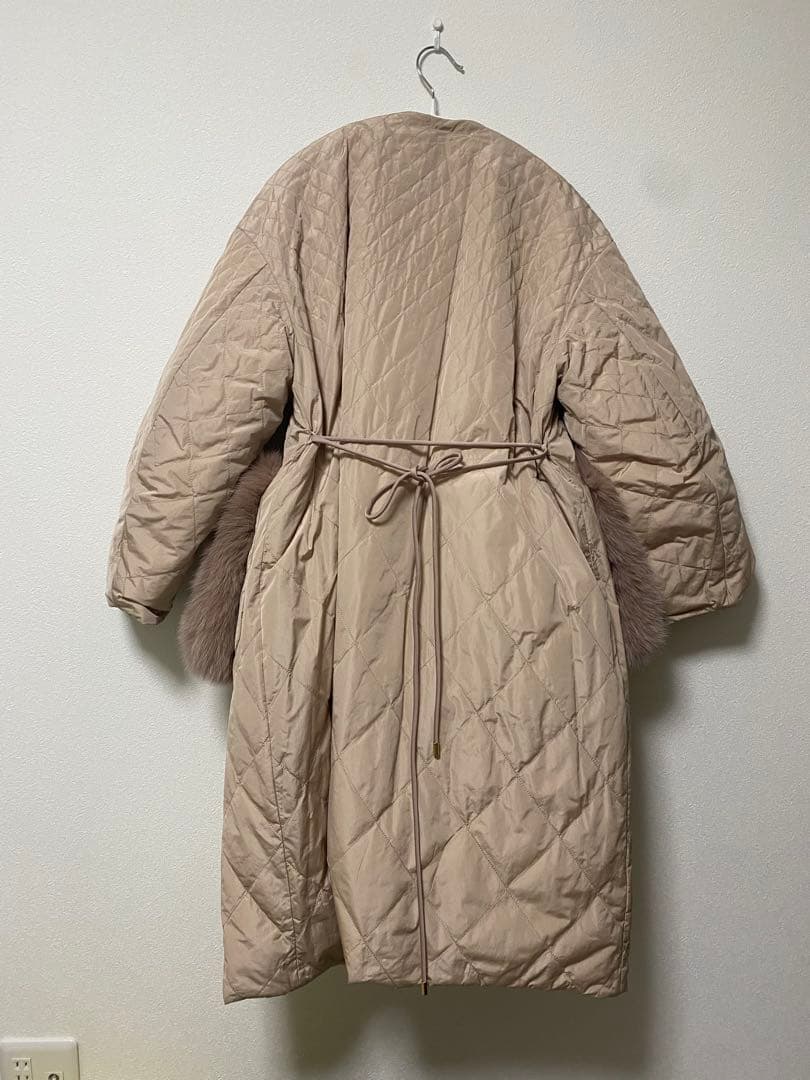 Drawer ファー　キルティング　ダウン　コート