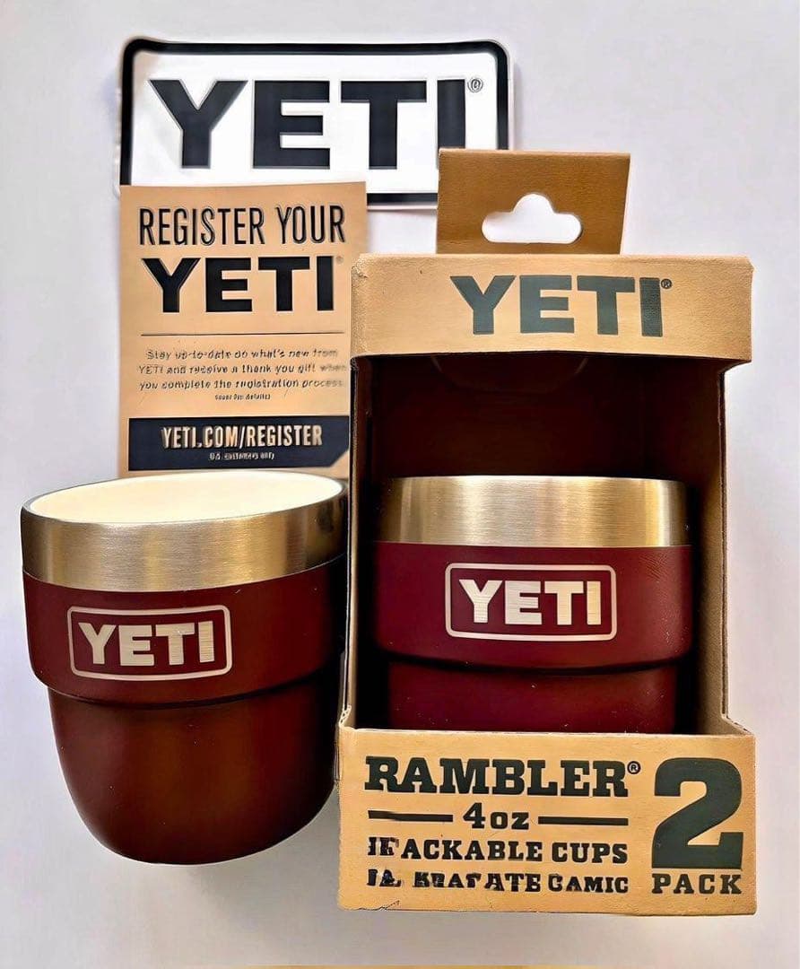 YETI RAMBLER 4 OZ STACKABLE CUPS−エスプレッソ用