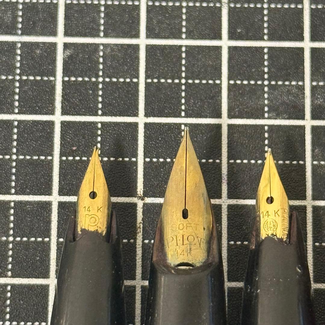 【ジャンク】 万年筆 14K 4本セット