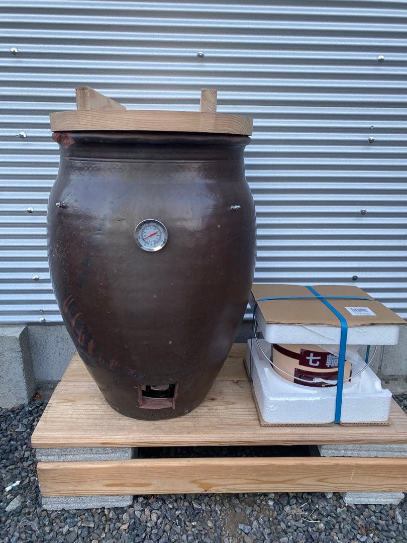 本格壺焼き芋の壺　フルセット　カケあり