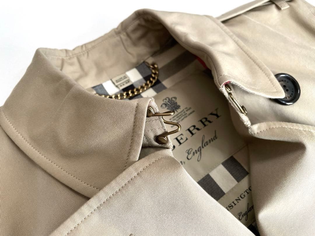 バーバリー Kensington ケンジントン ショート トレンチ 44 メンズ