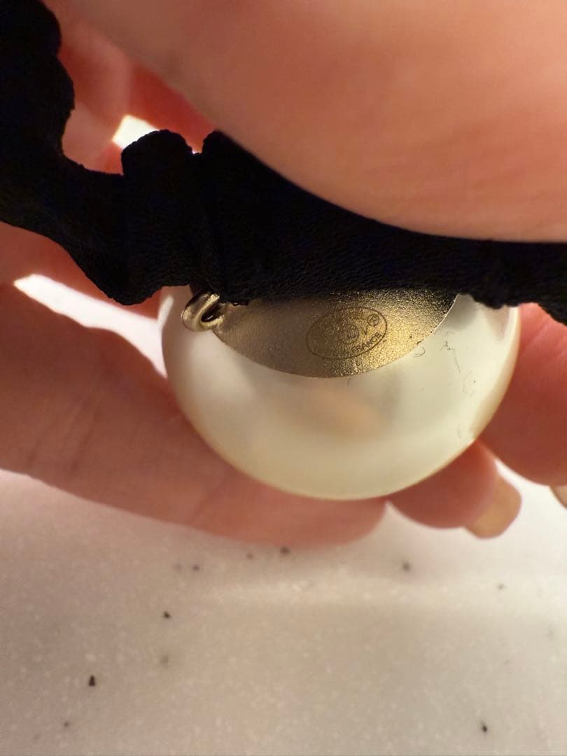 CHANEL/シャネル ビッグパールヘアゴム